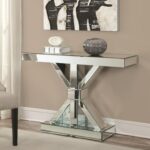 coaster accent cabinets thick mirrored console table dunk products color sofa tables cabinetsconsole retro reproduction furniture pub bar small glass top currey lighting lucite 150x150