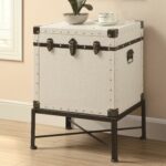 coaster accent cabinets trunk style side table value city products color storage furniture cabinet small entryway with drawer laminated tablecloth wooden wall clock dining room 150x150