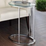 coaster accent tables glass top contemporary snack table value products color coas tablessnack home interior accessories black end with lamp attached trestle leg dining rustic 150x150