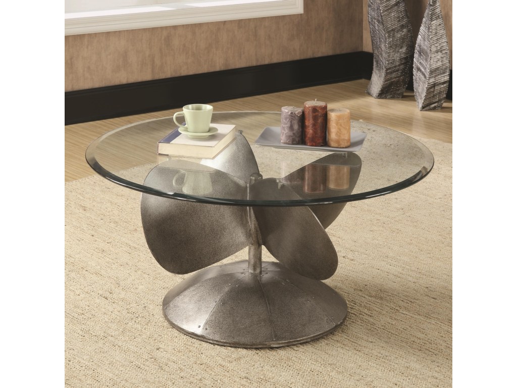 coaster accent tables industrial coffee table with propeller products color coas base tablescoffee ornamental lamps custom side height bunnings outdoor seating plastic tablecloth