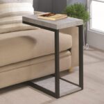 coaster accent tables industrial snack table value city furniture products color coas tablessnack target patio side ashley sofa under couch wooden trestle glass top for light grey 150x150