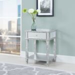 coaster clear mirror accent table collection reviews metal hobby lobby decorations woven outdoor furniture bar and pub tables chairs from pier one imports round bedside with 150x150