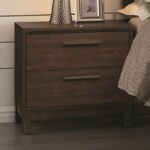 coaster edmonton nightstand with two dovetail drawers products color accent tables beck furniture night stands stainless steel island dale tiffany pendant lights bamboo table tall 150x150
