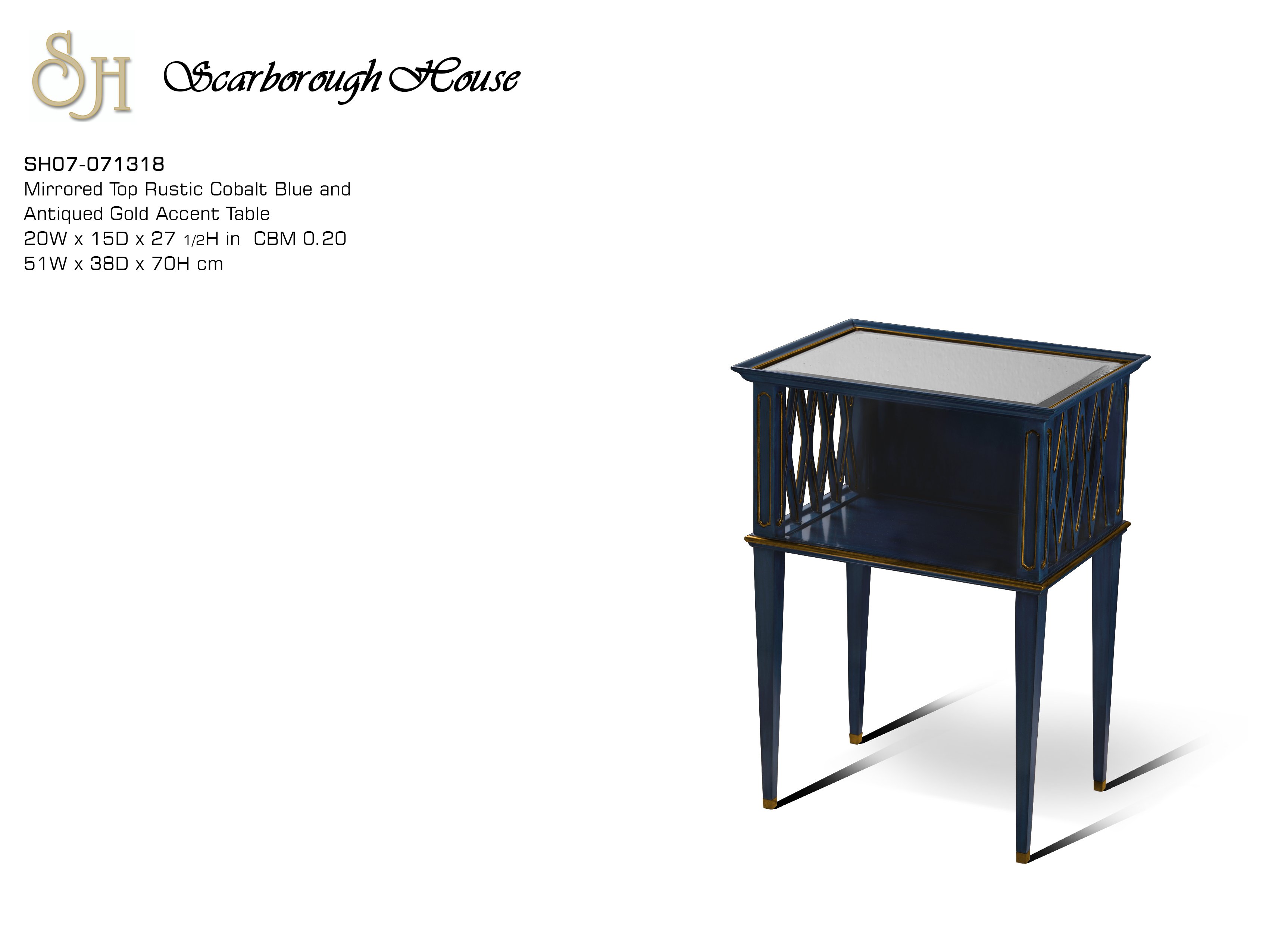 cobalt blue accent table scarborough house click here for printable dining clothes tray modern console retro bedroom chair patio end tables gold drawer pulls drum living room