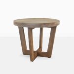 coco teak outdoor side table low patio furniture accent angle whitewash wood glass end tables small night lamps washer dryer making half aluminium door threshold strips red 150x150