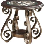 coffee accent tables wrought iron end with glass tops table marble top and gold nesting dining set wood metal salvaged ethan allen media cabinet log cabin black mirrored side 150x150