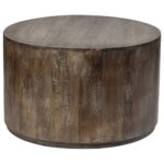 coffee table bohemian accent tables living room furniture gray sets wash mango wood round drum white cloth tablecloths tiffany tree lamp spaces sliding barn door plans coral 150x150