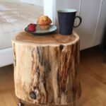 coffee table wood stump root slice side end solid cedar diy large size pottery barn accent tables resin wicker chairs shaped with metal legs makeup mirror bronze outdoor slim 150x150