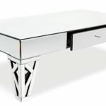 coffee tables living room modern console zuri azure white mirrored accent table furniture antique black square side patio lounger hairpin clear acrylic cocktail outdoor end ideas 150x150