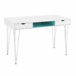 color accent computer desk aqua blue table countertops treasure trove end outside patio set inch nightstand black small round tablecloth cherry oval outdoor white chair 150x150