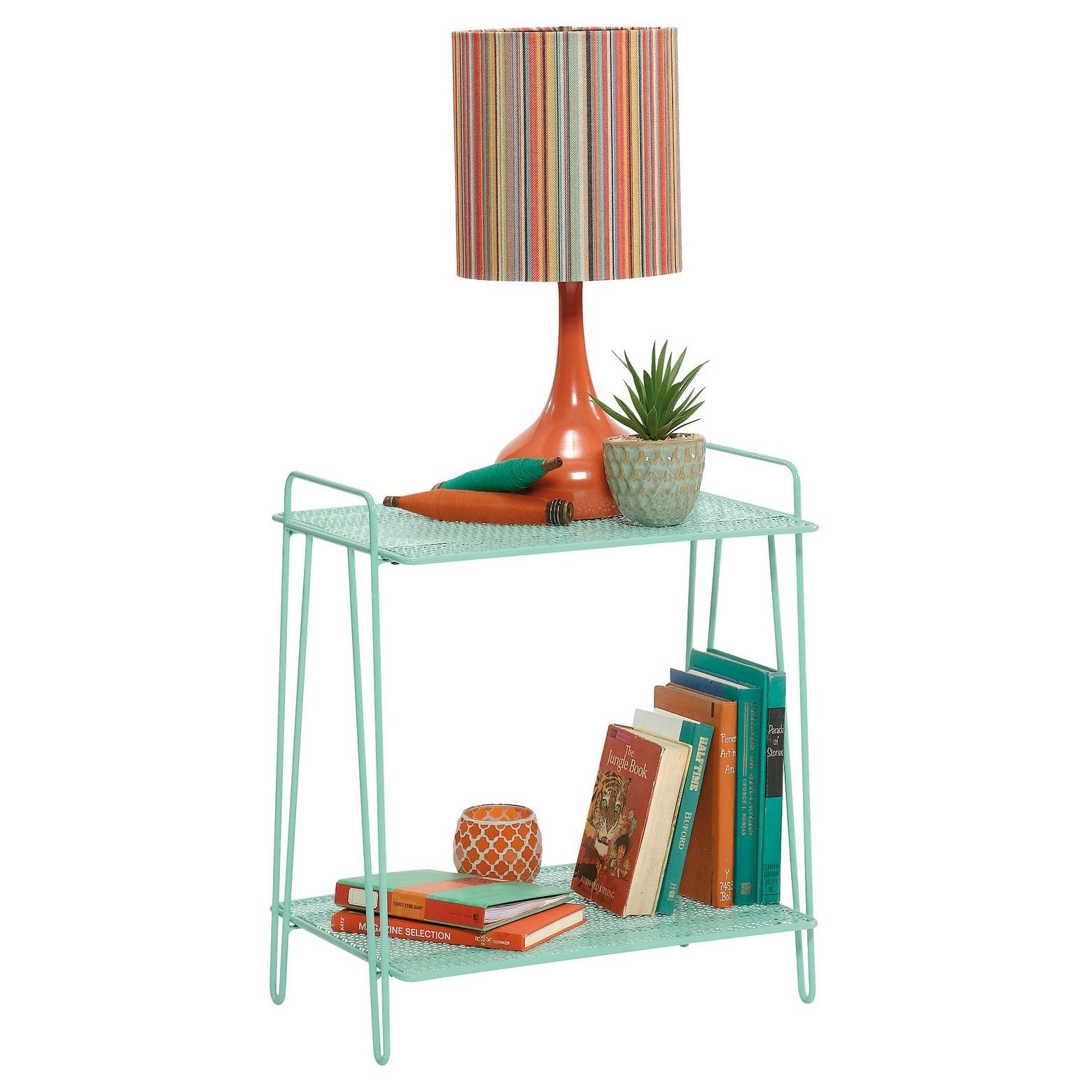 colorful accent your home with the eden rue metal tables construction table from sauder this green brings little color into designer sofa company vintage couch styles west elm