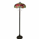 colorful floor lamp green tiffany shade accent dale lighting table lamps crystal for living room tiny corner bathroom decor ideas ethan allen oval coffee gold home accessories 150x150
