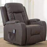 comhoma leather recliner chair modern rocker with heated target waldo accent table massage ergonomic lounge degree swivel single sofa seat drink holders living room pub set drawer 150x150