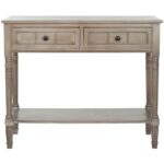 console accent table traditional style sofa distressed cream fastfurnishings acacia furniture ikea garden chairs lucite nesting tables media room white glass end square corner 150x150