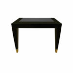 console lobel modern nyc pace blk lqr brassboots stone white lacquer accent table black with inset granite top and brass sabots lamp unique round tablecloths navy tablecloth lamps 150x150
