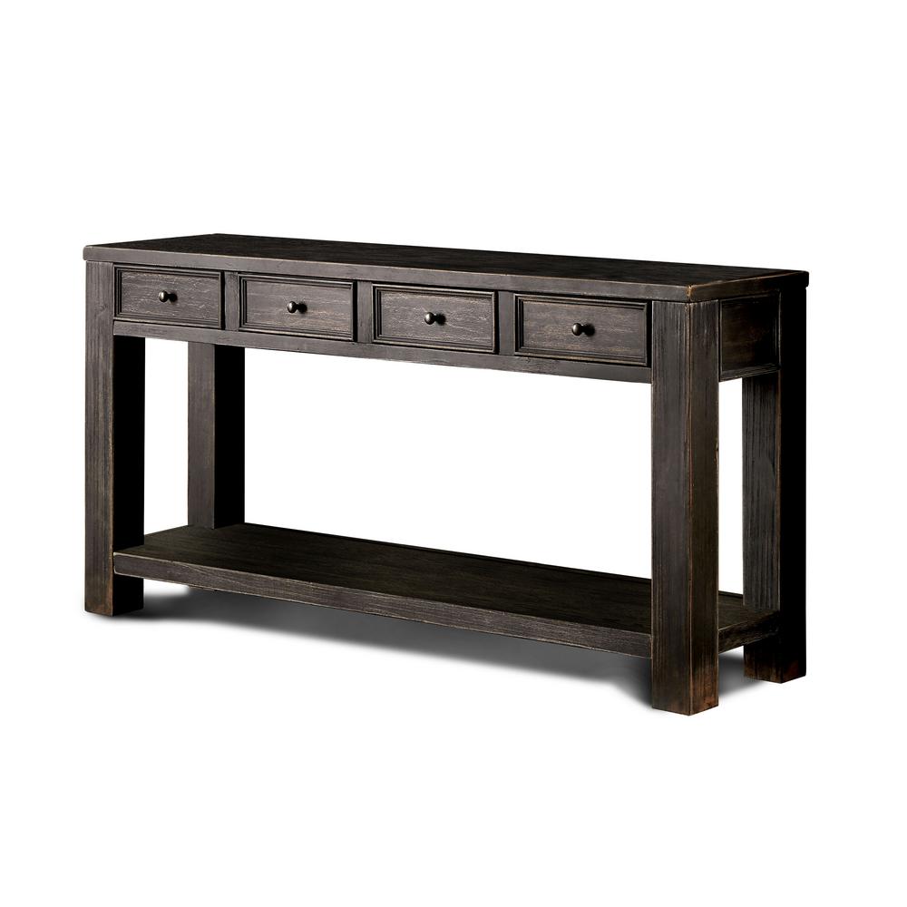 console tables accent the antique black furniture america idf chrome metal glass sofa table with shelf jerry drawer outdoor shower curtain rod pottery barn corner desk ikea white