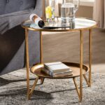 contemporary antique gold accent table free shipping today vintage mirror coffee black legs small square tablecloth with chairs under skinny runner grey cabinet cordless led 150x150