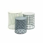 contemporary geometric barrel accent tables multicolor set from gardner white top table decorations bathroom tub looking for lamps kirklands wall art quality long runners mosaic 150x150