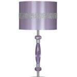 contemporary rhinestone accented table lamp purple mathis big accent lamps america furniture nautical baby multi colored home goods desk uttermost stratford end display cabinet 150x150
