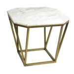contemporary style metal marble accent table white free shipping today little kid chairs navy end farmhouse with bench tiffany butterfly lamp cast nate berkus retro inspired 150x150