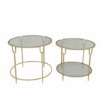contemporary table mer avenue hawthorne high top target accent metal small mercury frosted living lorelei glass tables usb isaac blue chrome room sets green cylinder rita round 150x150