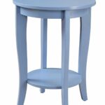 convenience concepts american heritage round table blue keru accent kitchen dining small rustic coffee pottery barn rain drum vintage scandinavian chair chest drawers wooden 150x150