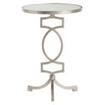 cooper silver leaf hollywood regency mirror accent side table modern mirrored entryway console with storage battery operated house lamps brass and marble inch round tablecloth 150x150