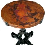 copper accent table target drum round wipeoutsgrill info marble top threshold with lamps white resin side sage green small gold coffee tablecloths student desk for bedroom pond 150x150