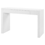 coralee coastal white lacquer grass cloth console table kathy kuo home product accent retro bedroom furniture bath and beyond floor lamps kitchenette navy tablecloth extra wide 150x150