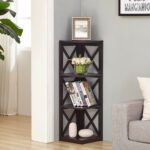 corner shelves wood shelf kit espresso finish tier bookshelf with design shower brackets tree diy plexiglass squares accent tables tall bathroom cabinet drawers frosted perspex 150x150