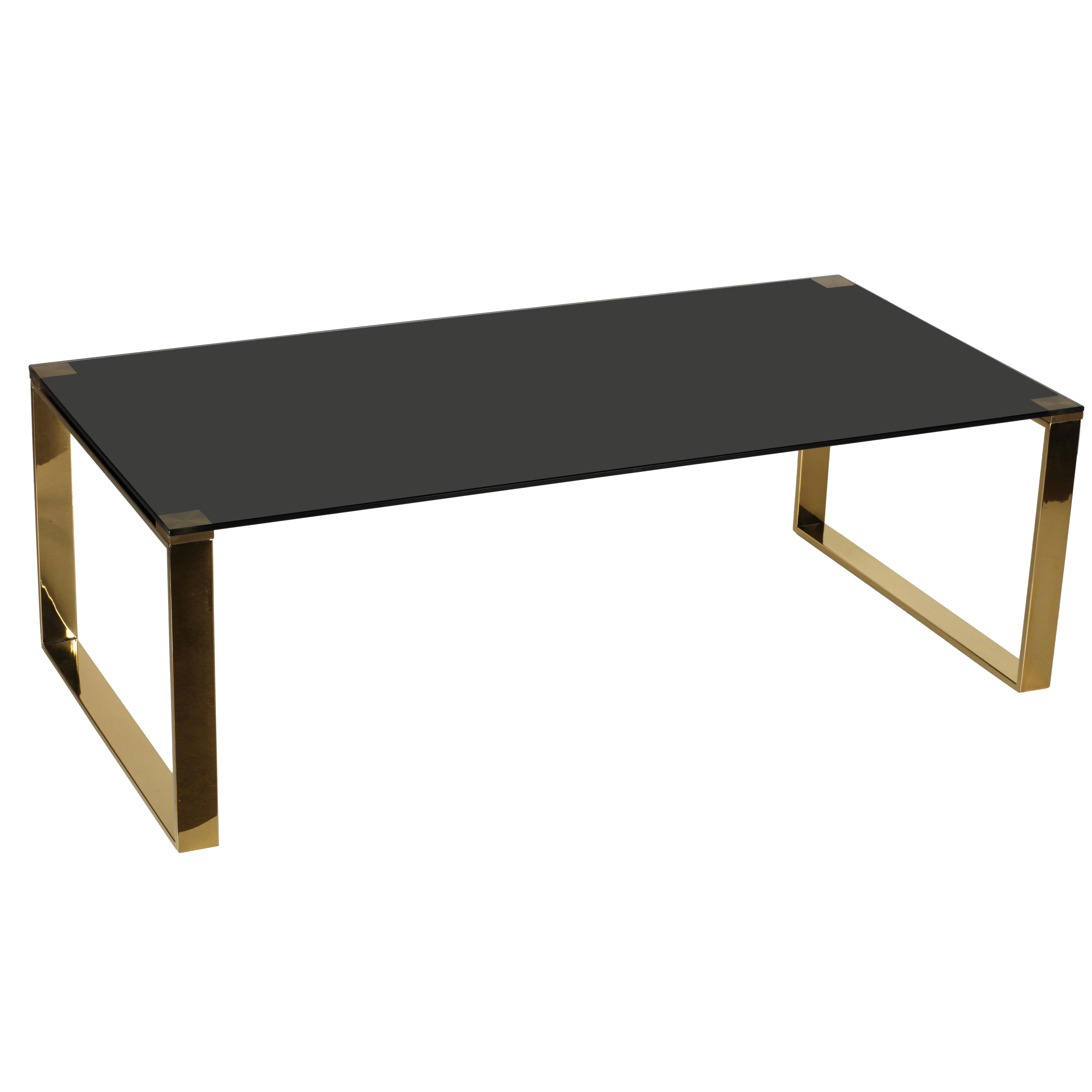 cortesi home remini gold finish metal and black tempered glass coffee table carmen accent free shipping today brass bedside lamp cement silver round target throw pillows small