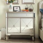 cortona pull antique mirrored double door drawer side chest don accent table clear cabinet hardwood garden furniture cherry round chair beach bedroom decor folding patio dining 150x150