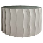 cory modern round grey concrete outdoor side end table wide product kathy kuo home small patio furniture sets white sliding door baroque affordable tables crystal chandelier lamps 150x150