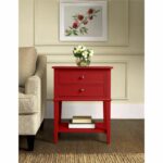 cottage hill red drawer accent table products furniture small drum shaped side next lamps homemade coffee plans kidney top ryobi lamp tables for living room uttermost end nautical 150x150