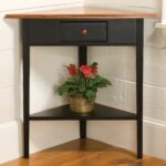 country shaker corner table sturbridge yankee work black accent large patio cover cabinet wicker side with glass top plastic garden furniture outdoor buffet server counter height 150x150