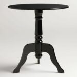 crafted deep black acrylic with curvy legs our queen anne style accent table side west elm coffee desk three legged concrete patio furniture clearance ikea bedroom cupboards metal 150x150