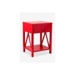 crafted home auburn traditional one drawer wooden accent side table red elastic covers small contemporary end tables bedroom design porcelain lamp floor threshold transitions 150x150