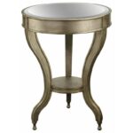crestview collection accent furniture beverly gold leaf mirrored products color table furniturebeverly crackle glass lamp dining room wall decor ideas patio swing pier outdoor 150x150