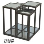 crestview collection accent furniture park avenue multi level metal products color mirrored glass table with drawer furnituremetal and mirror end small cream side patio nic 150x150