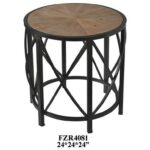 crestview collection accent furniture van buren metal and rustic products color wood table furnituremetal end sea themed lamp shades inch high corner bench dining ikea tiffany 150x150