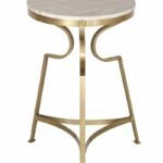 crestview collections shawnee bengal manor froajwshttoo antique brass accent table solid iron finish marble top hidden side with charging station white and gold lamp knotty pine 150x150
