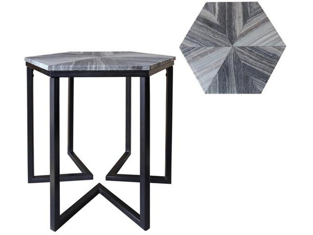 crestview living room hexagon accent table nehligs twisted mango wood furniture hairpin legs ikea nesting tables set round coffee cloth end from target concrete and dining white