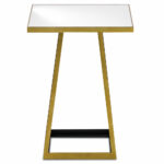 currey mondo gold leaf satin black accent table tap expand thin behind couch end tables for small spaces outside storage bench cabinets with glass doors coffee and ikea garage 150x150