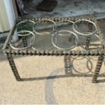 custom coffee table sculptural furniture metal chain industrial chic accent made small mats torch lamp canadian tire lounge chairs pier lamps vintage asian pottery barn lazy susan 150x150