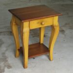custom small end table with drawer shelf and french legs yellow accent ecustomfinishes reclaimed wood furniture custommade dale tiffany crystal lamps inch occasional tables home 150x150