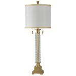 cut glass and gold accent traditional table lamp boulevard urban double chain pull white drum shade trimmed lamps jute rug tablecloth for square driftwood oak side small patio 150x150