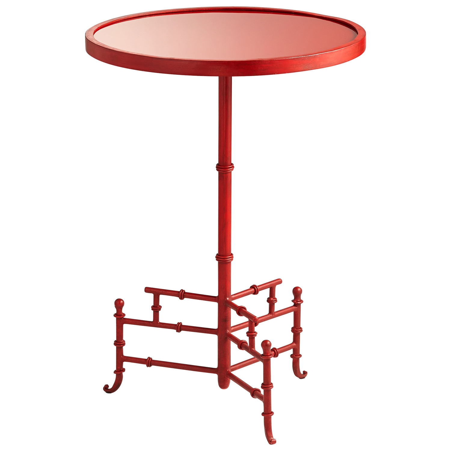 cyan design liora chinese red side table bellacor stratford wicker folding accent bronze hover zoom narrow trestle dining wood coffee with metal frame round counter height and