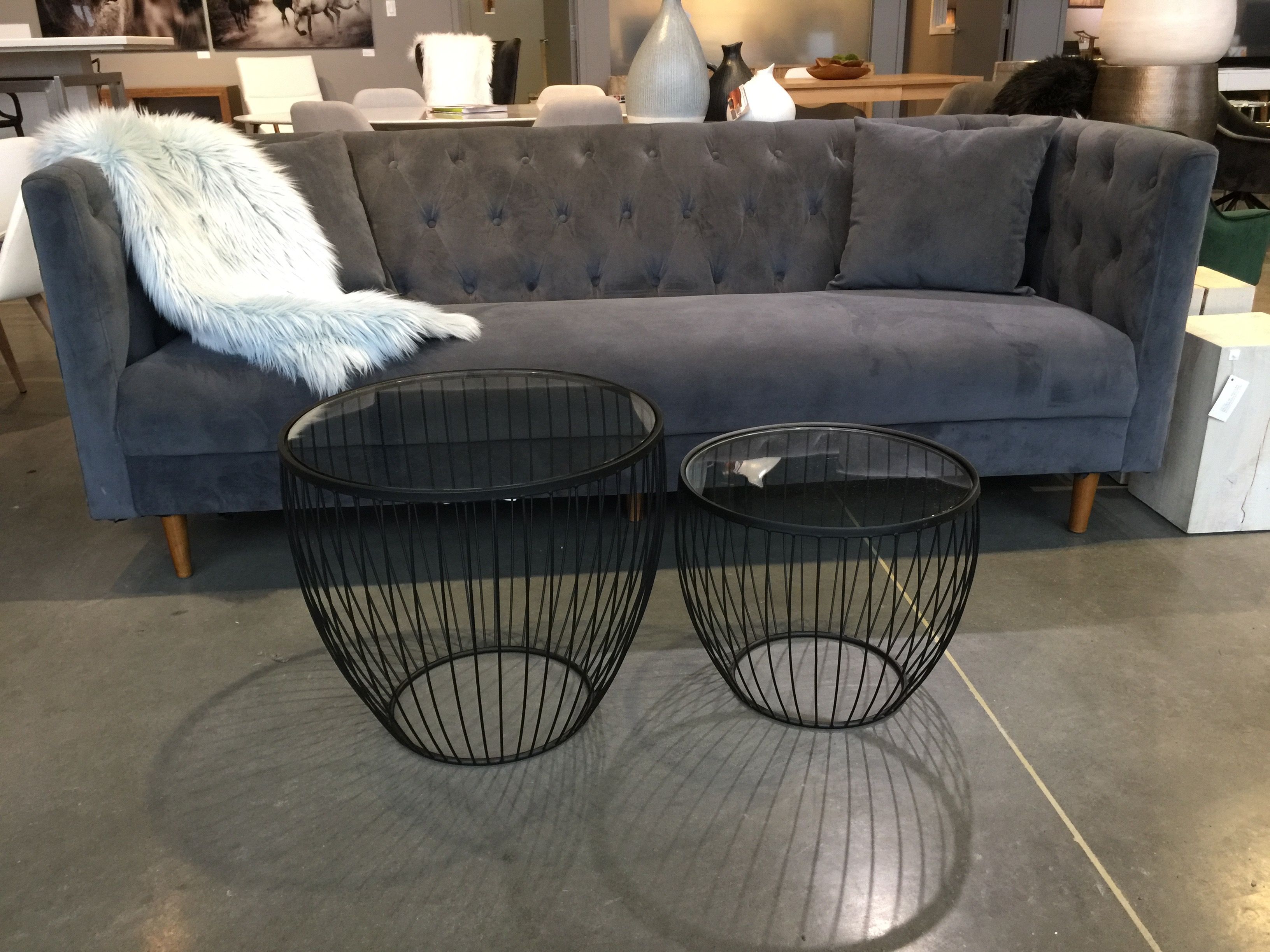 cyclone glass accent tables matte black set living room our metal and are the perfect addition any patio dining sets clearance bbq side table bunnings swing chair long slim