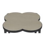 cynthia modern classic quatrefoil limestone iron accent end table product kathy kuo home inch round fitted vinyl tablecloth bedroom chairs small with marble top chest for entryway 150x150