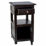 daintree sheesham wood draw door tanya side end corner accent other table black timbertaste dark walnut finish counter height kitchen cabinet large patio cover reclaimed doors 150x150